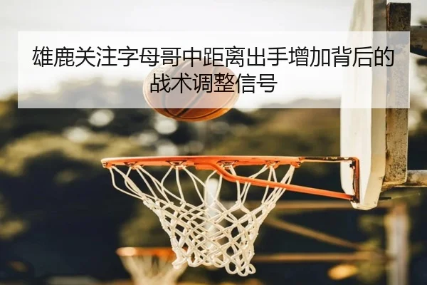 雄鹿关注字母哥中距离出手增加背后的战术调整信号